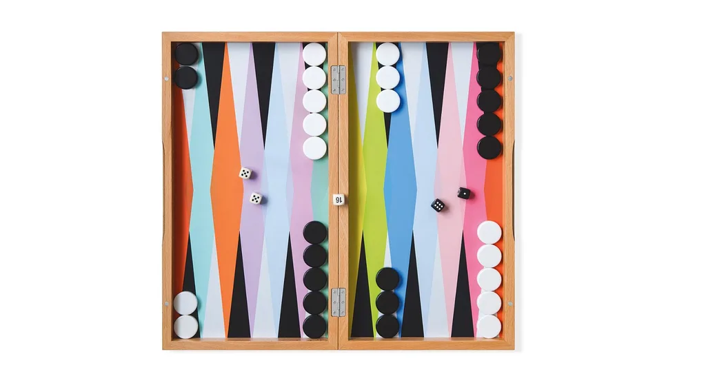 Best Valentine's Gifts For Him MOMA Colourplay Backgammon Set