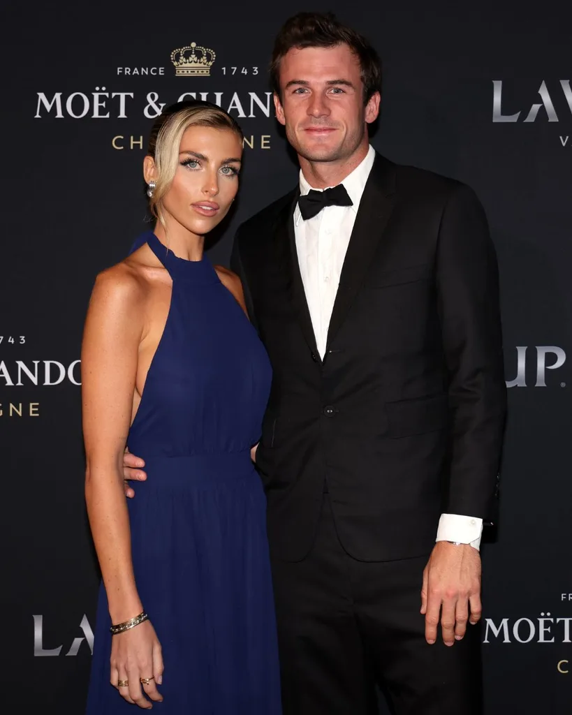 Paige Lorenze and Tommy Paul