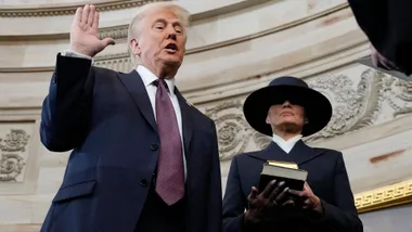 Trump sworn in as president 2025