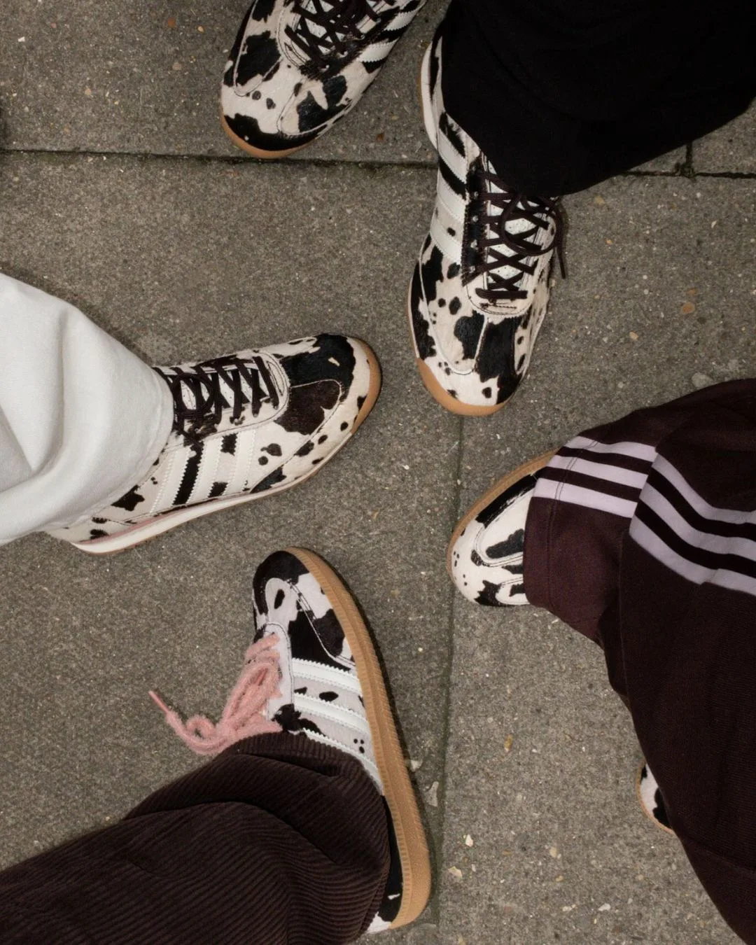 The internet is obsessing over the new cow print adidas sneakers