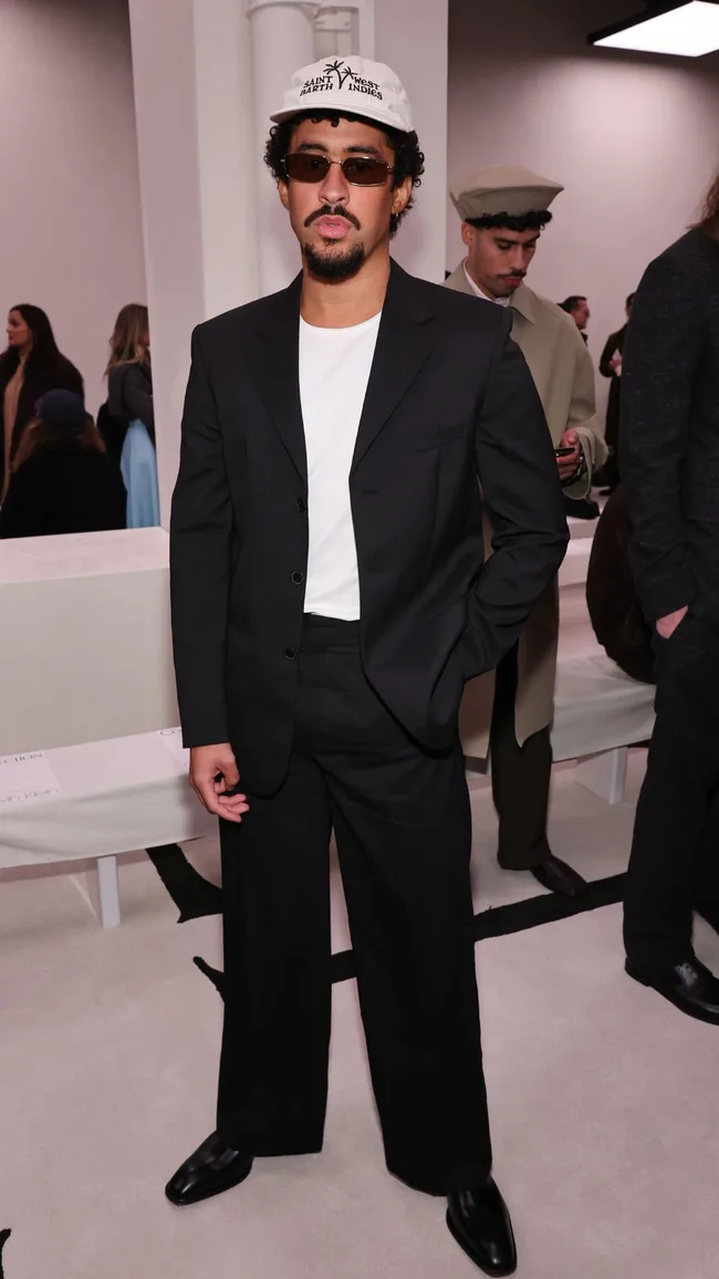 Bad Bunny at Calvin Klein New York Fashion Week 2025