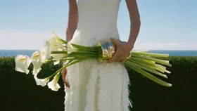 Avant-Garde Floral Accessories Are Replacing Traditional Bridal Bouquets