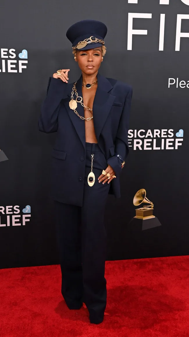 Grammys 2025 red carpet janelle monae