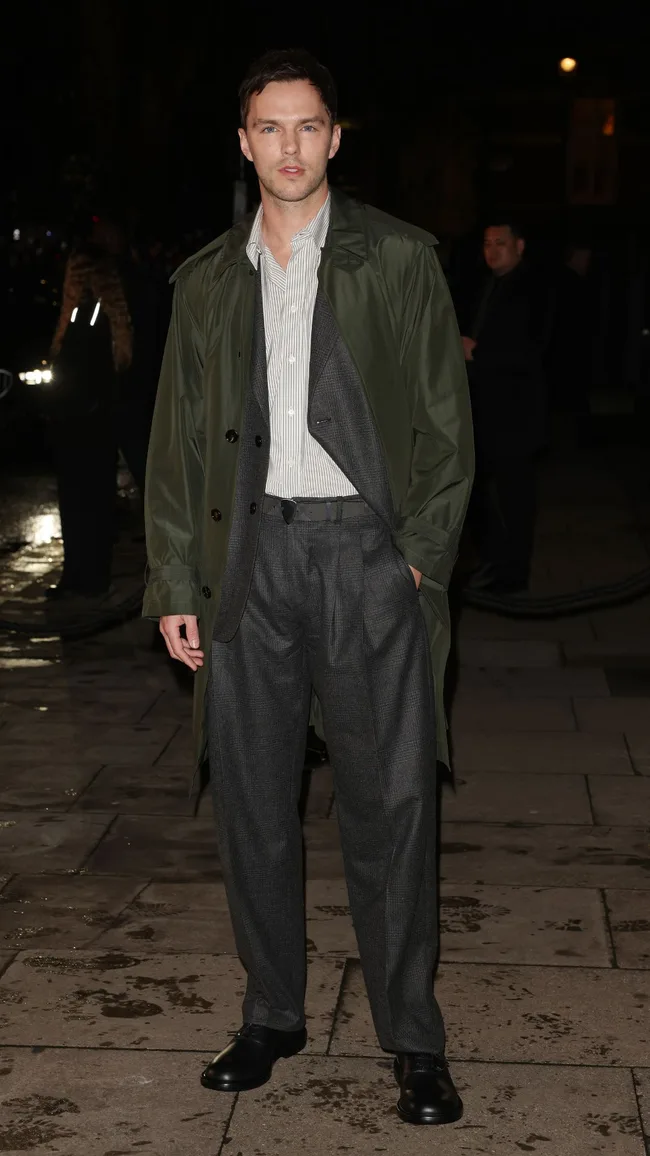 Nicholas Hoult Burberry 2025 London Fashion Week