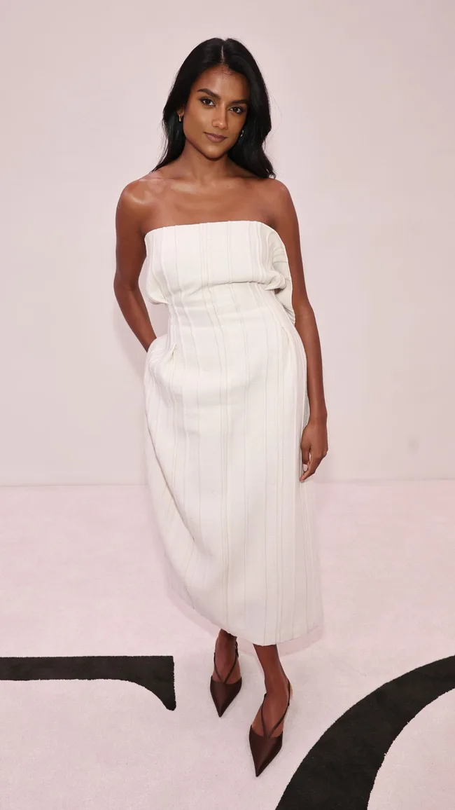 Simone Ashley at Calvin Klein at New York Fashion Week 2025