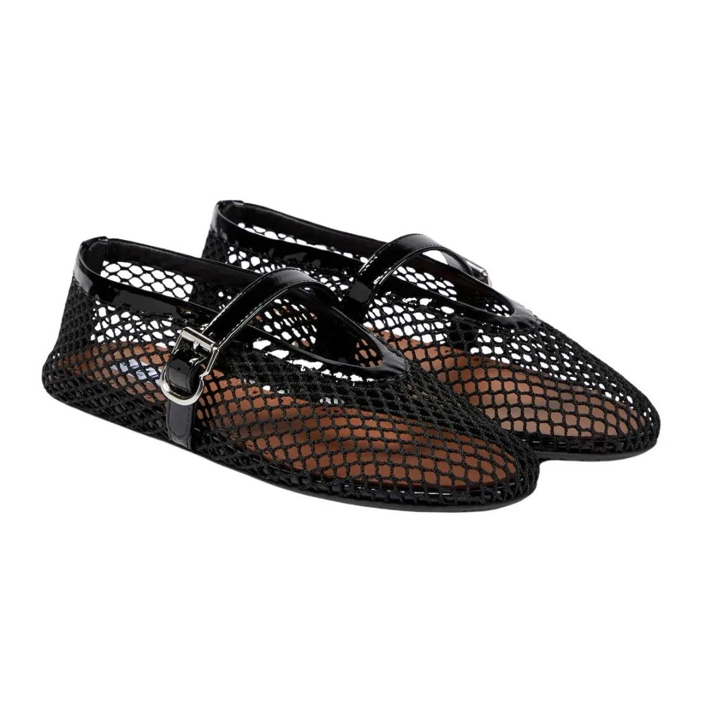 Alaia Mesh Ballet Flat