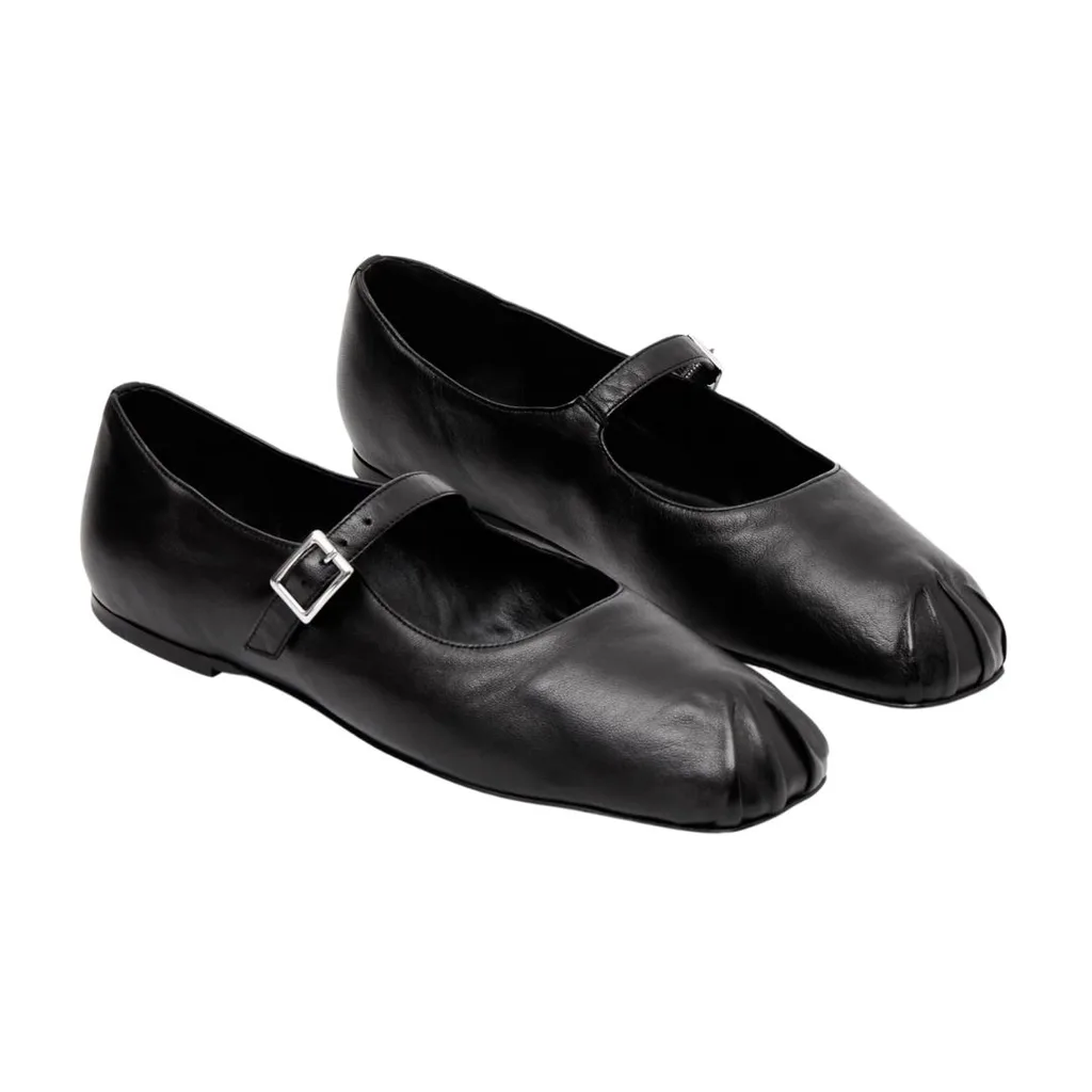 COS pleated mary jane shoes