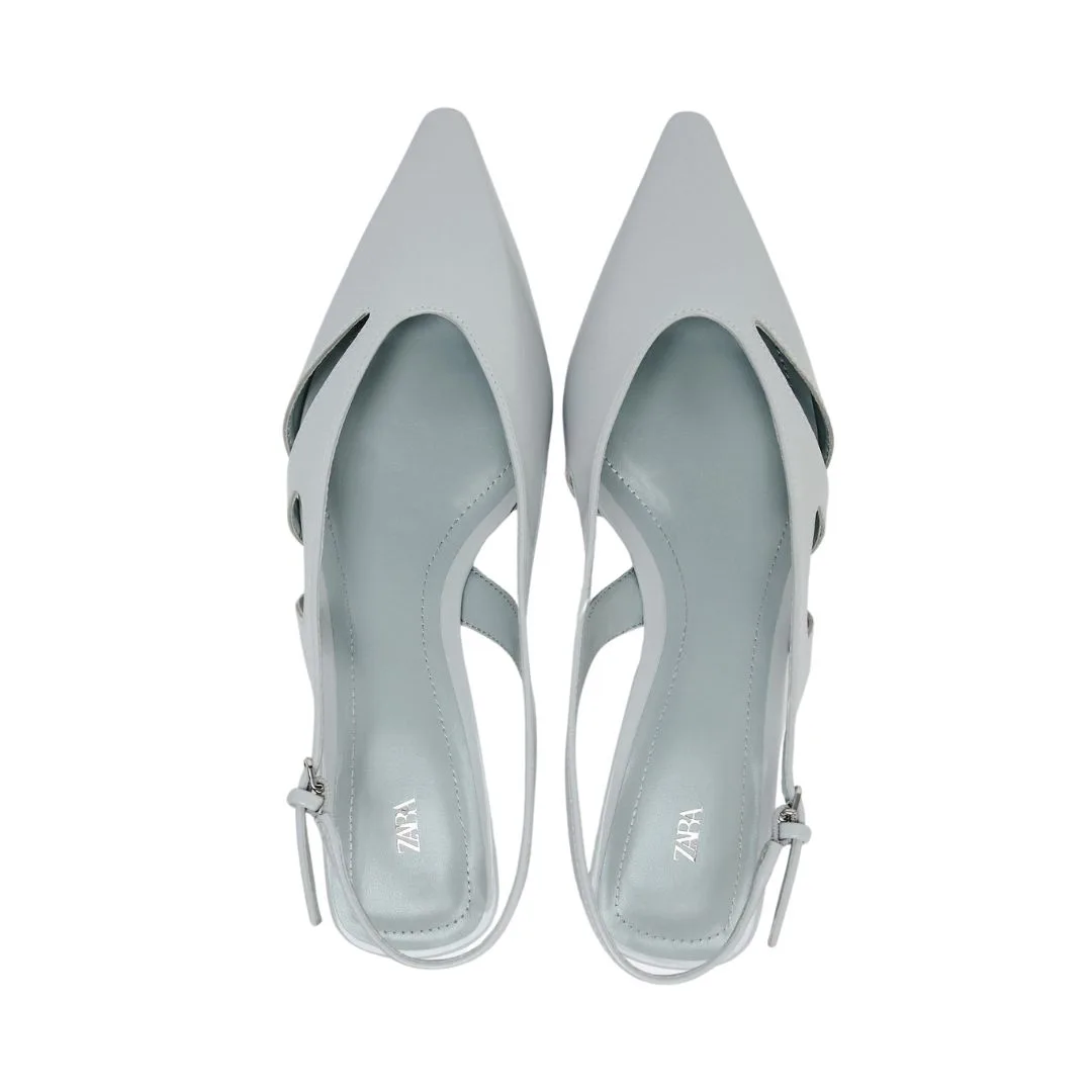 Grey slingback