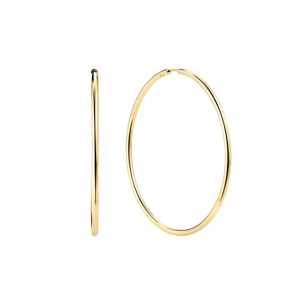 Oversized Gold Hoop Earring