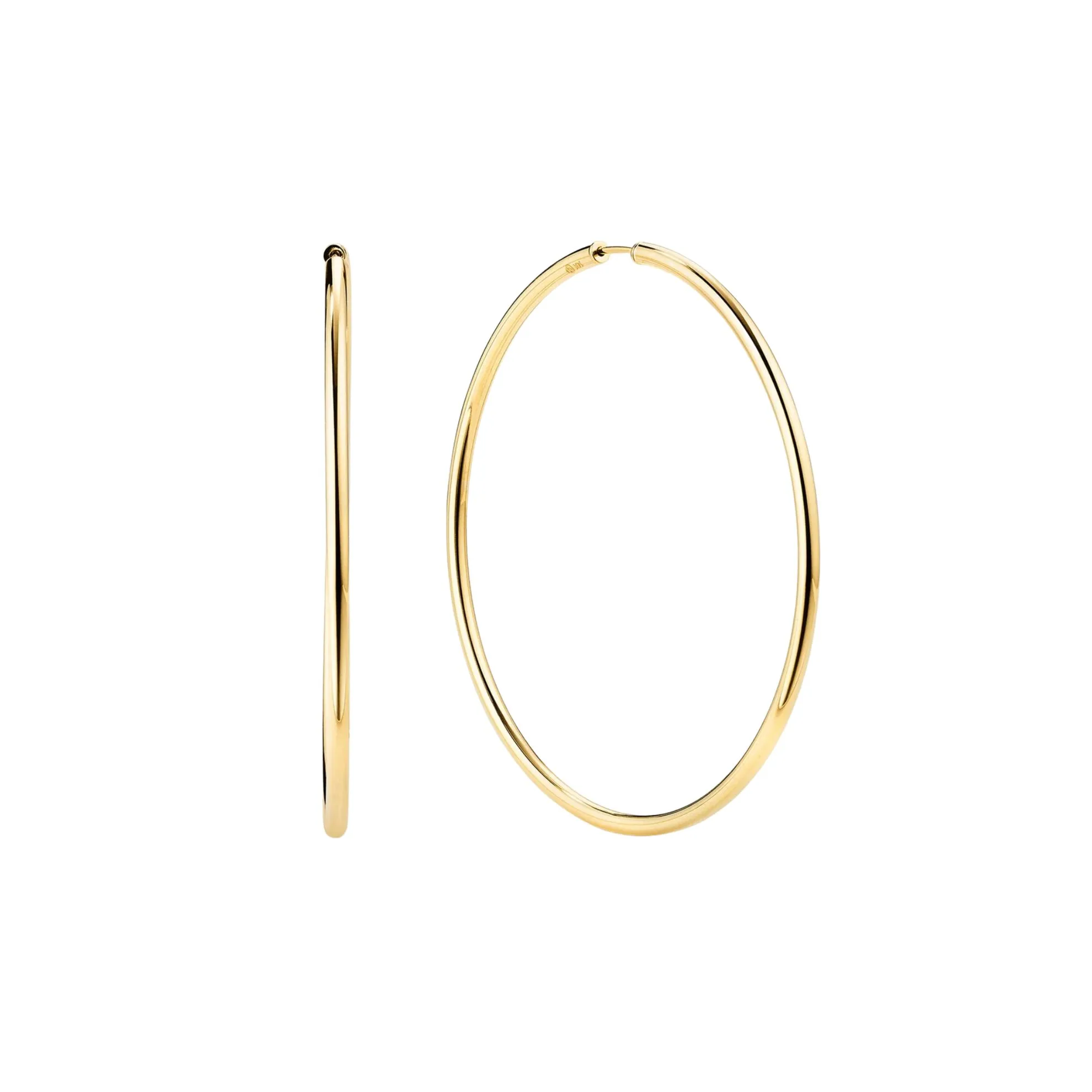 Oversized Gold Hoop Earring