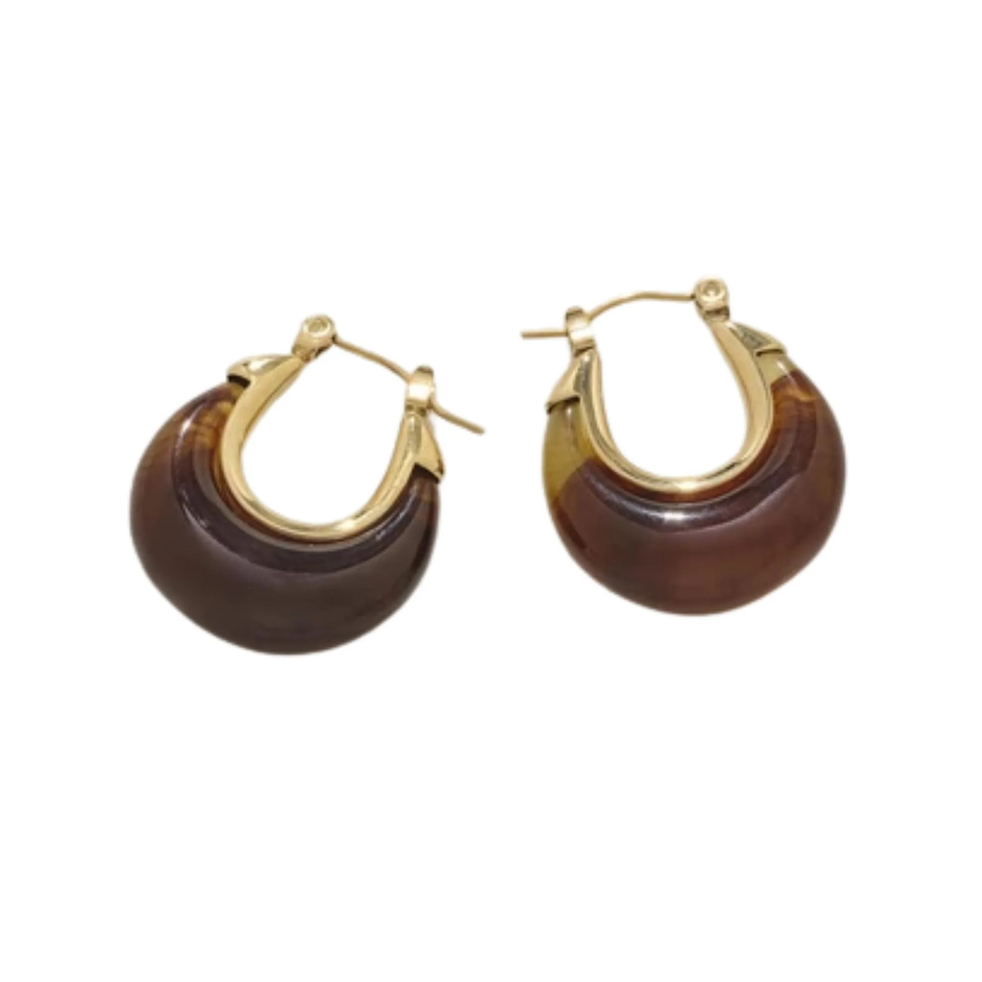 Brown hoops