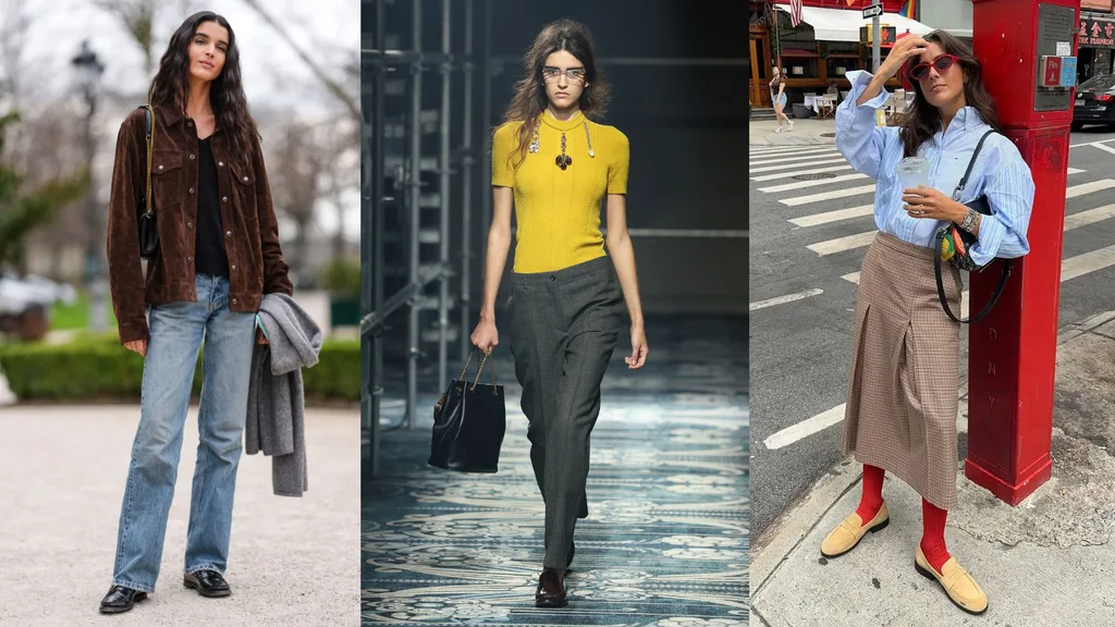 How To Style Loafers Street Style Prada