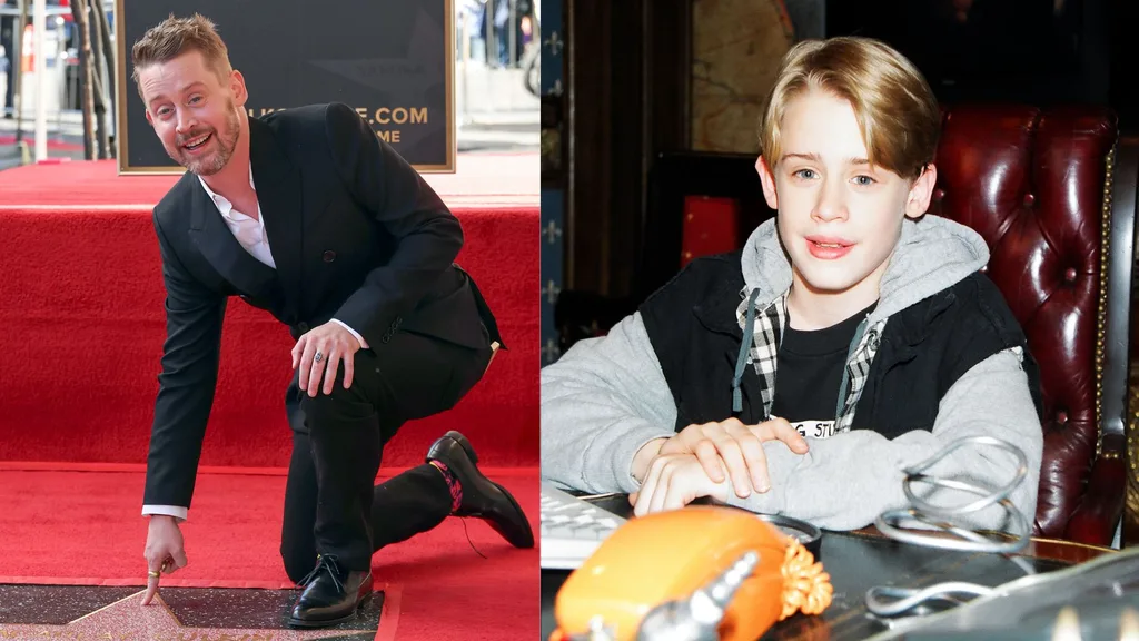 Macaulay Culkin Richie Rich and Hollywood Hall of Fame - then and now