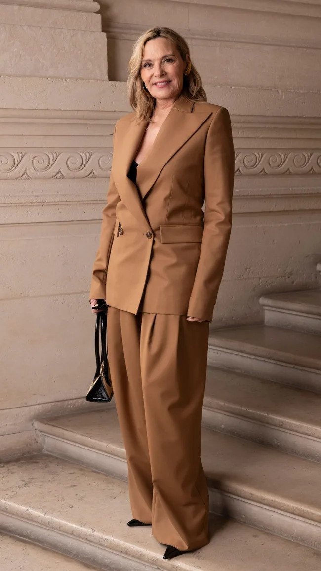 Paris fashion week 2025 Kim Catrall