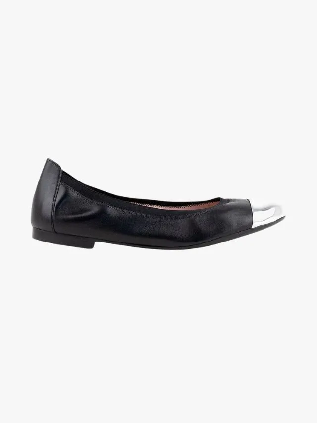 best ballet flat shoes edward meller elora cap-toe ballete