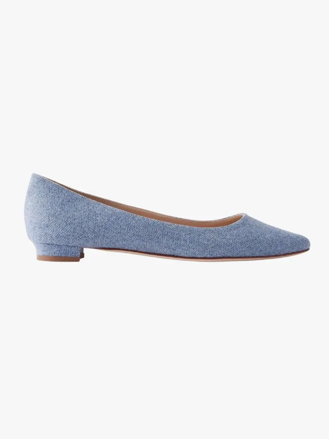 best ballet flat shoes manolo blahnik tweed ballerina flats