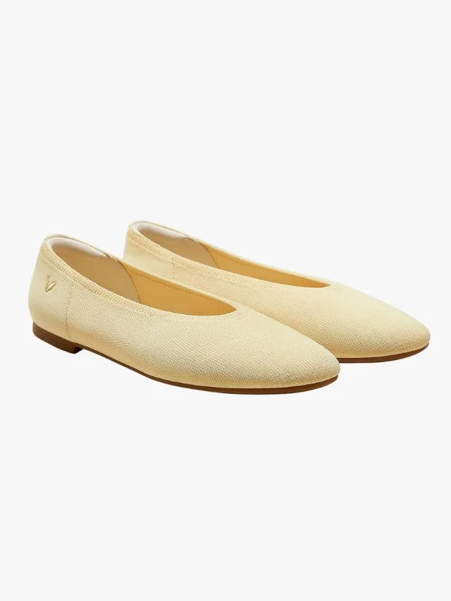best ballet flat shoes vivaia almond-toe nude flats