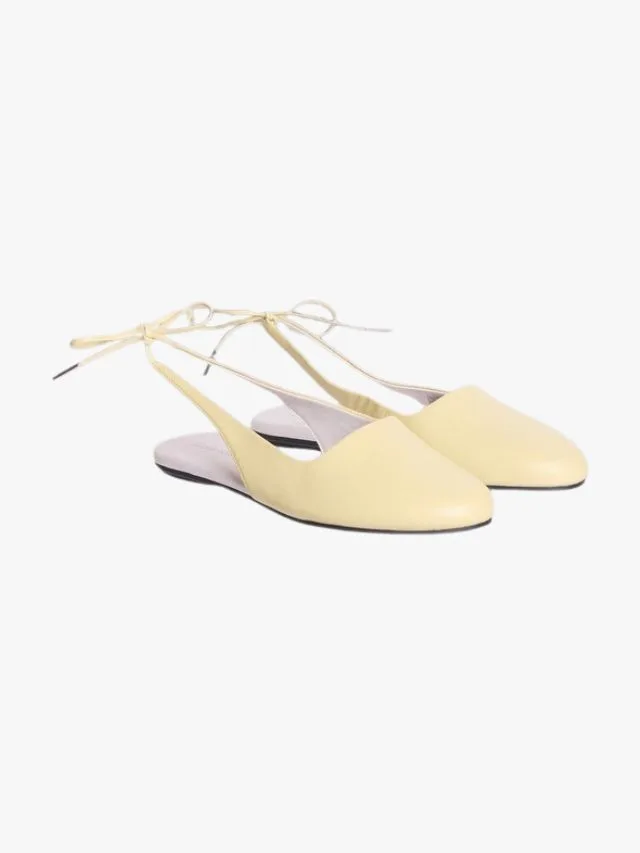 best ballet flat shoes calvin klein leather slingback ballerinas