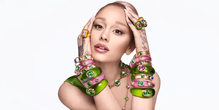 Ariana Grande Embraces '60s Pop Glamour in Swarovski's Spring-Summer 2025 Campaign