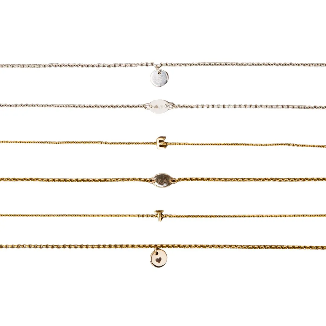 AMJ Forever Solid Gold Permanent Bracelets