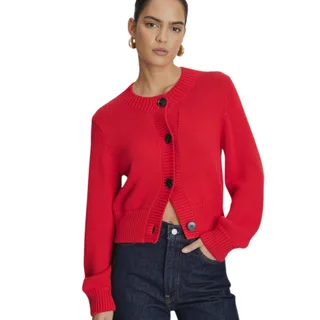 Aere Brie Organic Cotton Cardigan