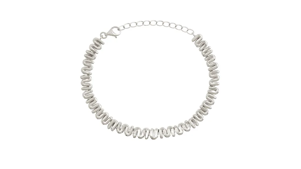 Saint Valentine Mum Bracelet Silver