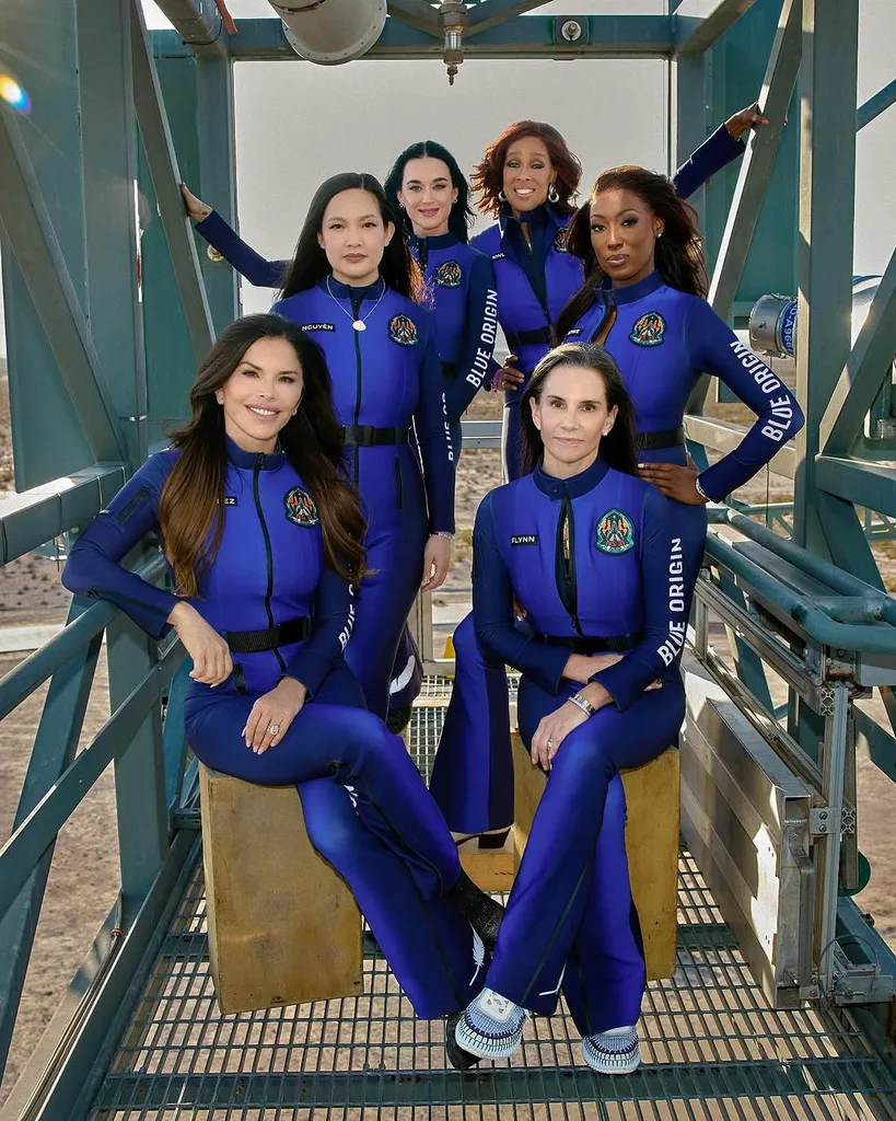 katy perry space flight