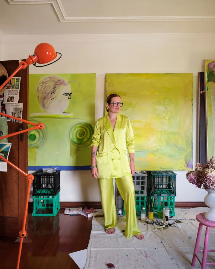 Miranda Skoczek artist home gallery wall