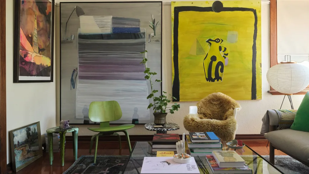 Miranda Skoczek artist home living room