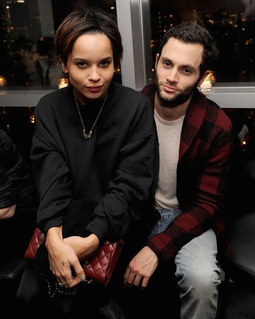 penn badgley and zoe kravitz when they were dating