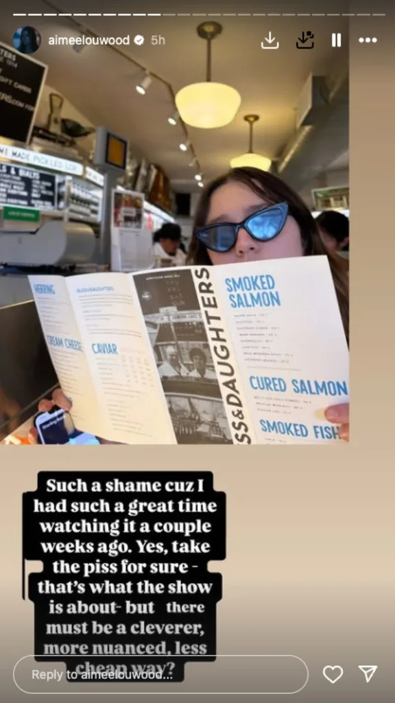 aimee lou wood SNL white lotus skit