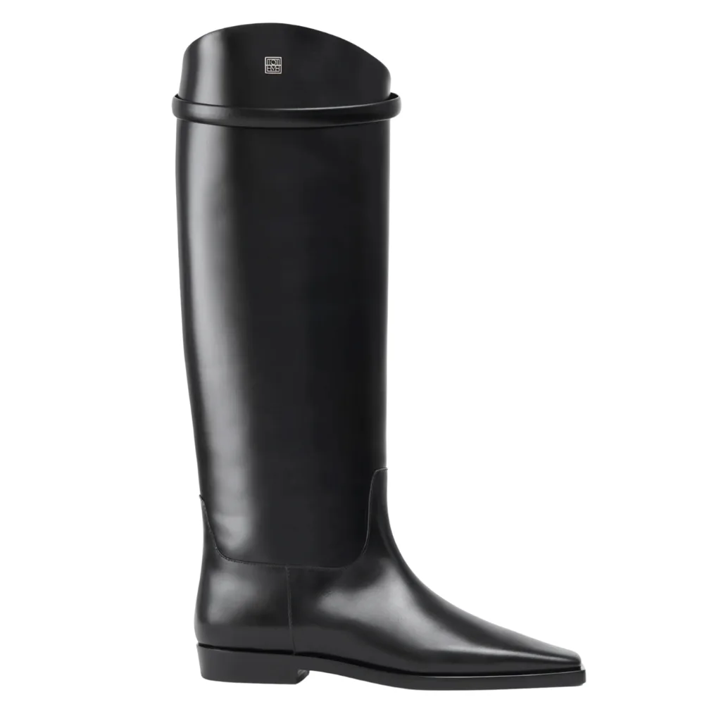 Toteme Leather Riding Boot