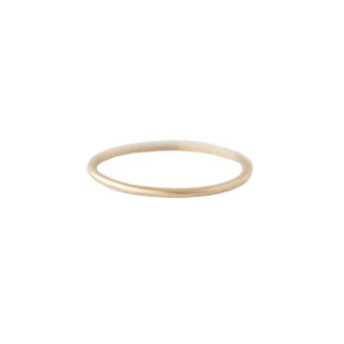 Argent Silversmith_Fine Stacking Ring Gold