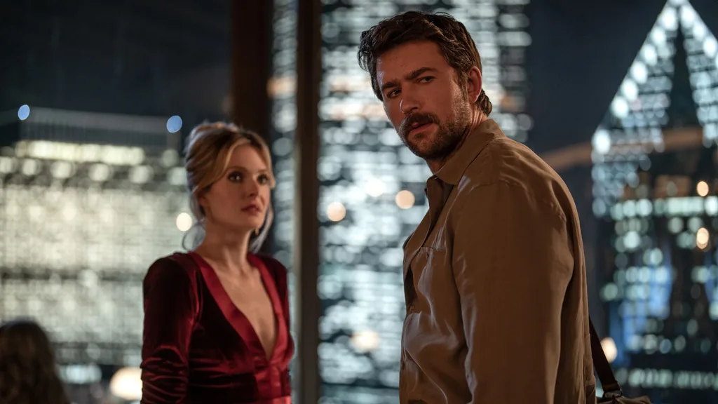 Meghann Fahy Brandon Sklenar DROP