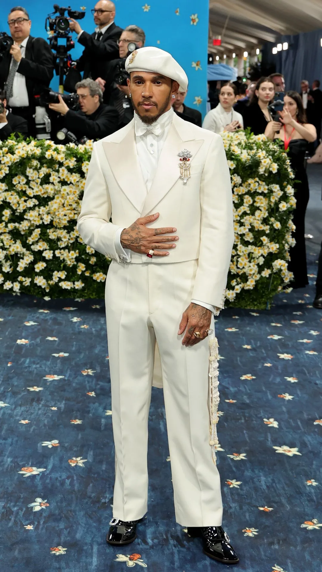 2025 met gala red carpet lewis hamilton
