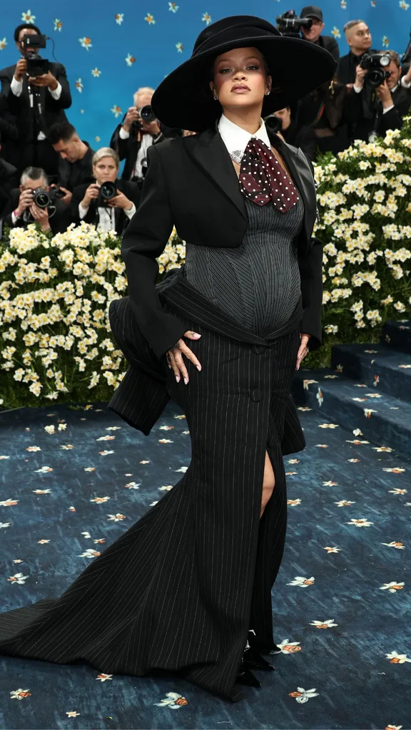 Rihanna Met Gala 2025 red carpet