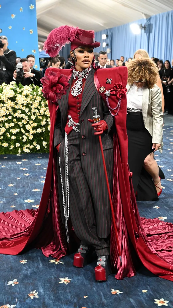 met gala 2025 red carpet Teyana Taylor