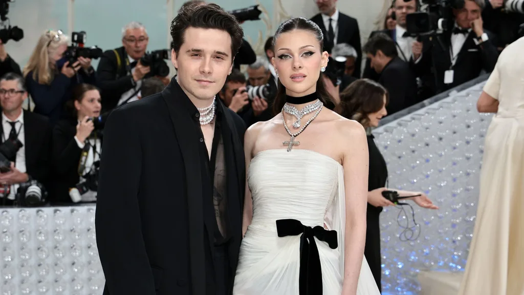 brooklyn nicola beckham peltz at Met Gala