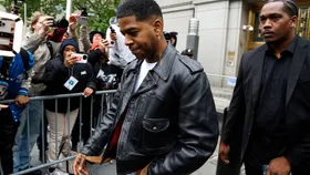 Kid Cudi departs the Manhattan Federal Court during the Sean "Diddy" Combs' trial.