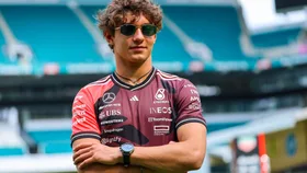 Andrea Kimi Antonelli Mercedes AMG Petronas F1 Team ahead of the 2025 Miami Grand Prix