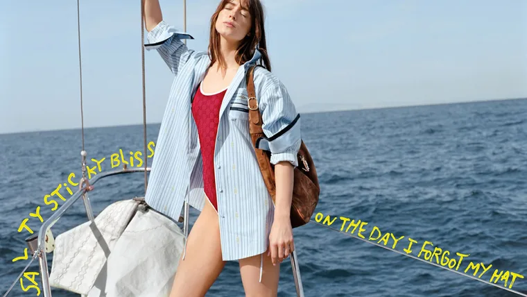 Gucci Lido campaign Daisy Edgar Jones