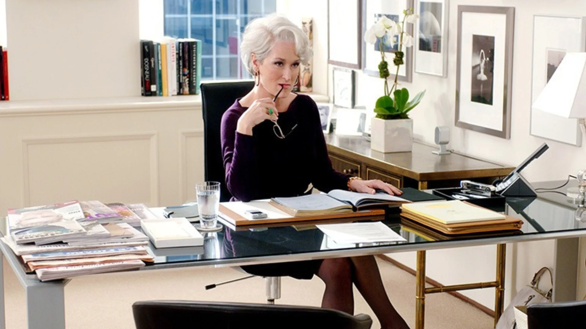Meryl Streep as Miranda Priestly in The Devil Wears Prada
