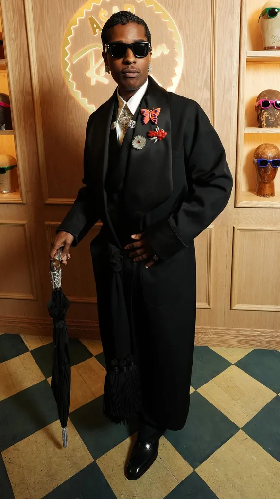 ASAP Rocky at the Ray Ban Asap Rocky Met Gala After Party 2025