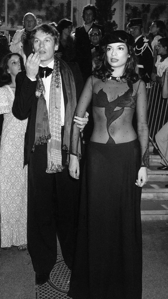 Bianca Jagger Cannes red carpet 1975