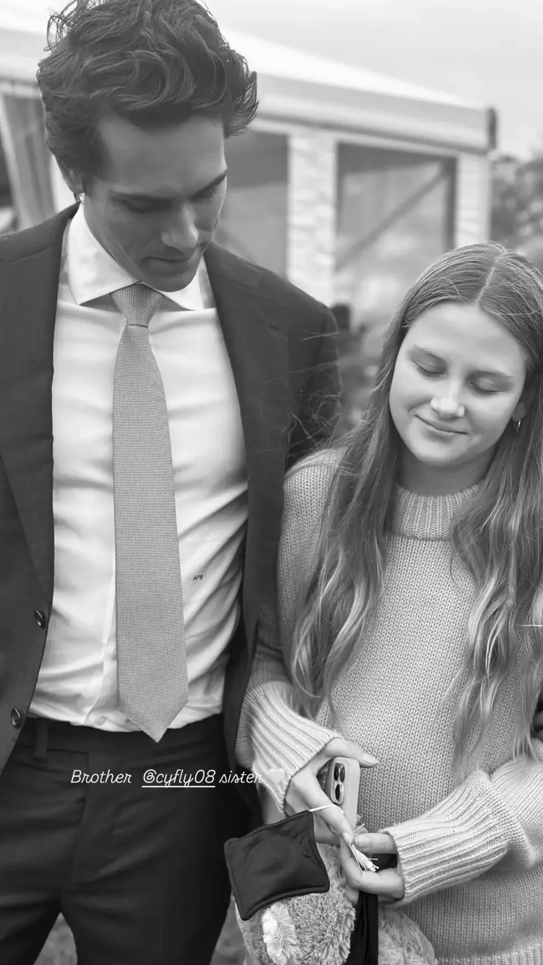 Arpad Busson with his daughter Luna