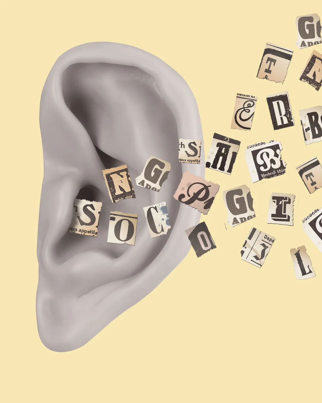 Ear collage