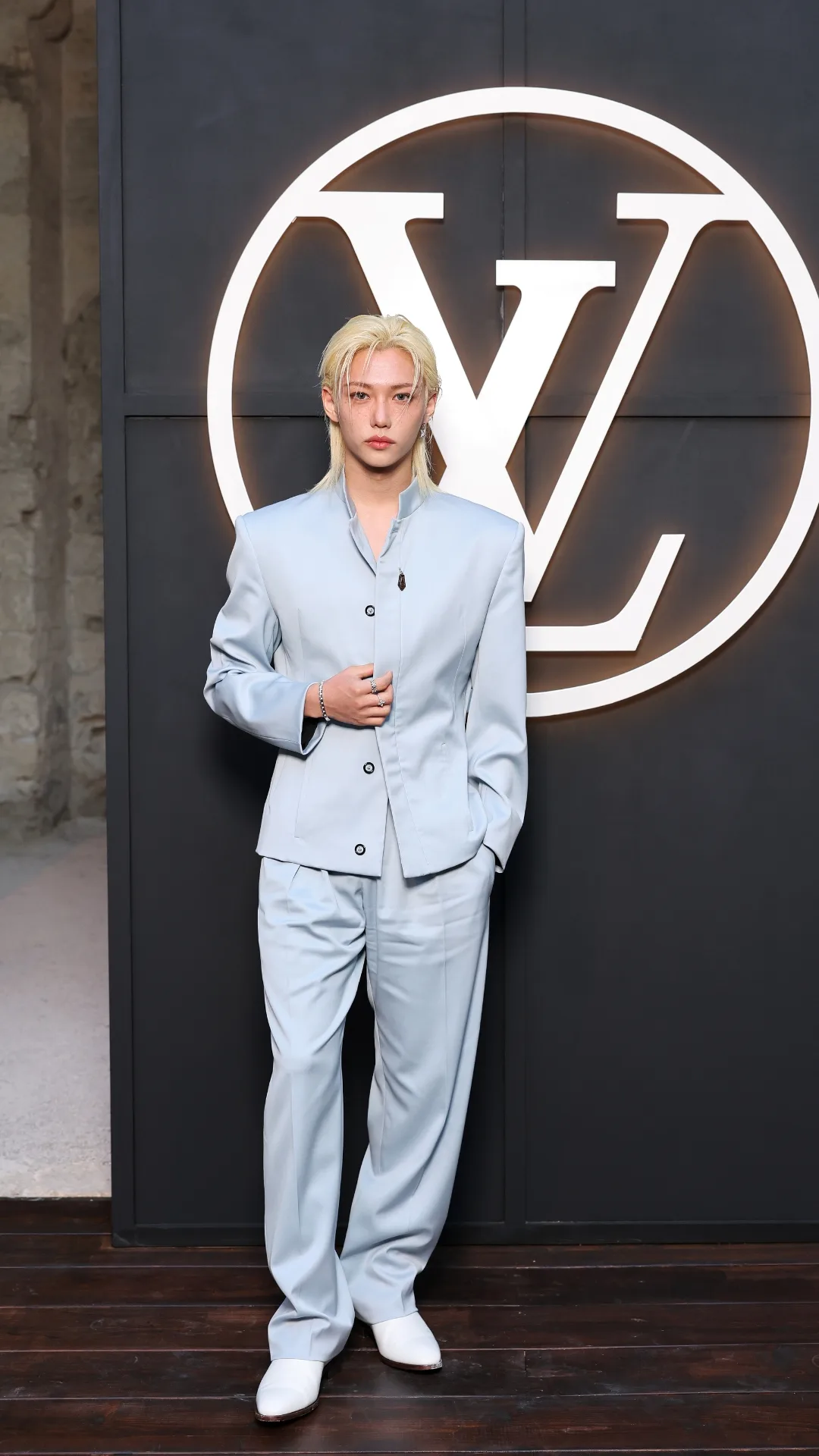 Felix attends the LV Cruise Fashion Show at Cité des Papes