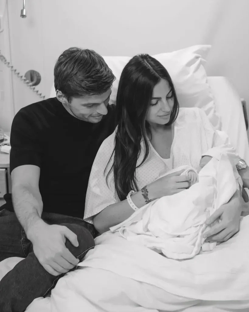 Max Verstappen Baby with Kelly Piquet Lilly