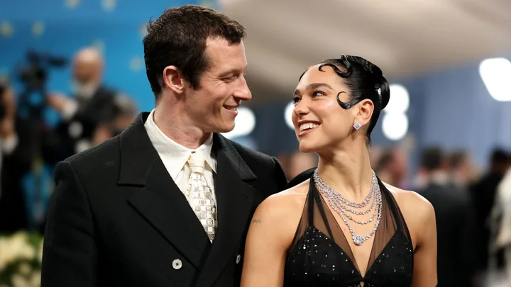 Dua Lipa  & Callum Turner’s Red Carpet Debut At The Met Gala Was Perfection