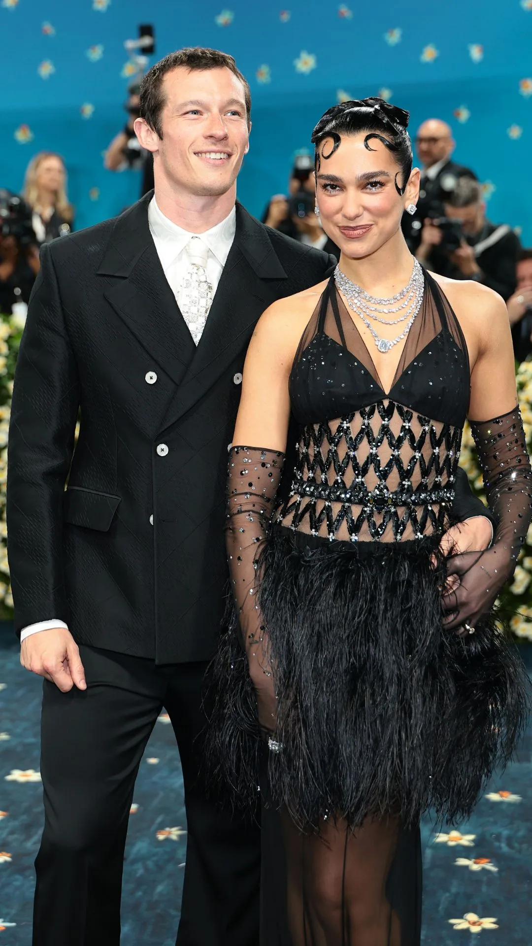 dua lipa callum turner met gala
